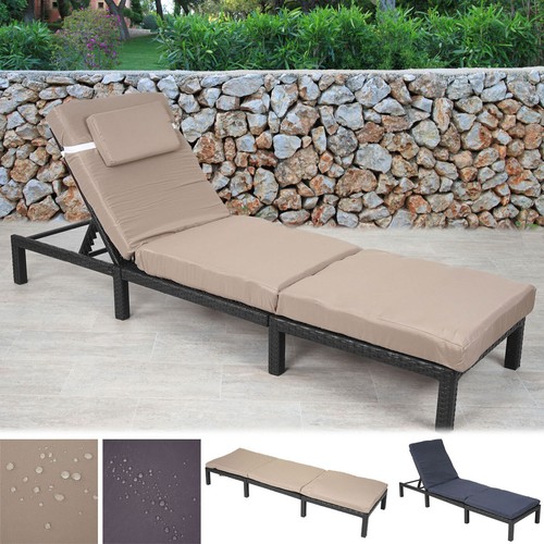 Poly rattan sonnenliege - poly-rattan,