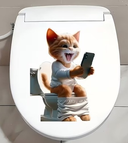 Aufkleber für deckel - für, katze