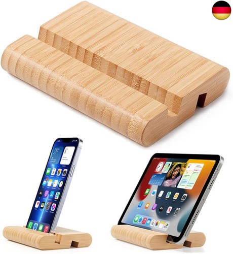 Tablet ständer bambus - ständer, handy