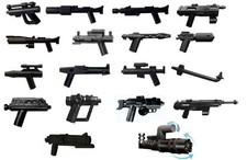 Little Arms Waffe schwarz für