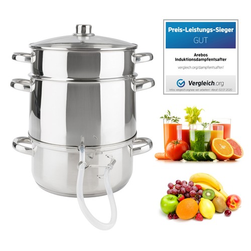 Arebos dampfentsafter 15l - arebos,