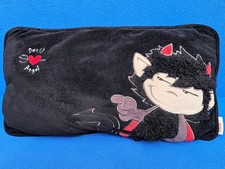 NICI KISSEN TEUFEL DEVIL & ANGEL 43 X 24 CM KUSCHELKISSEN DEKO SCHWARZ