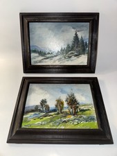 Bilder Wandbild Landschaftsbild Holzrahmen Holzbild Natur