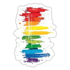 Pride Flagge Regenbogen Statement Aufkleber Sticker, max. 10 x 10 cm, 10 x 10 cm