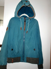Naketano Jacke Kaputze Gr.L grün/türkis