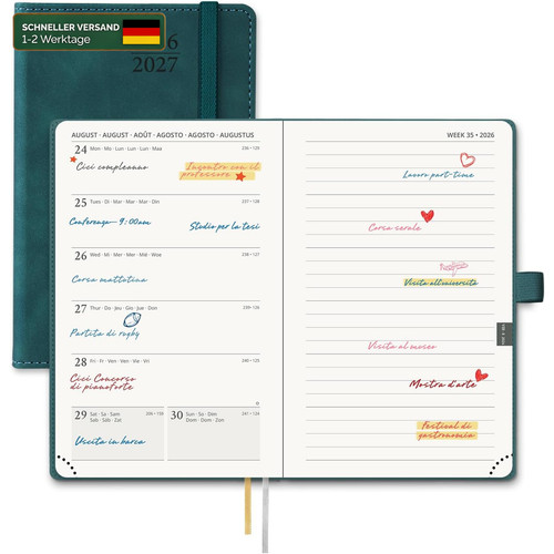 Taschenkalender 2026 2027 - taschenkalender, 2026-2027