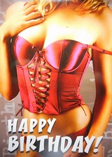 HAPPY BIRTHDAY WÄSCHE NACKT