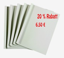 20 Leinen  Thermobindemappen