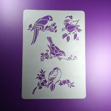A4 Schablone Vogel Papagei 4