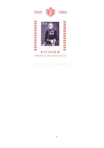Neues blatt monaco 1989 - 1989, prinz