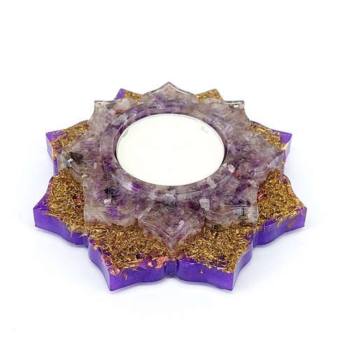 Orgonit lotus teelichthalter - orgonit,
