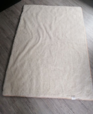 Bett Einlage Auflage Schurwolle 130 cm x 180 cm Winter warm Wollauflage