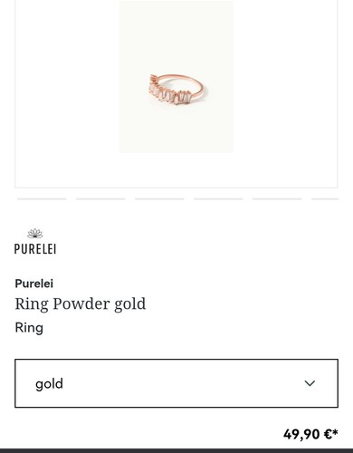 Purelei powder ring band - powder,