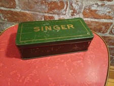 Singer BLECHDOSE alt Nähmaschinendose Nähdose 201 Selten