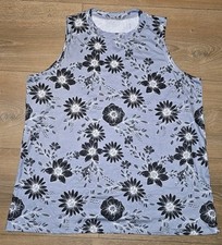 Top XXL blau/grau Neu