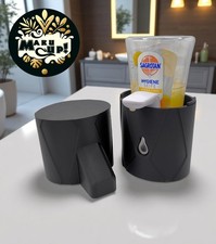 Stylische Schutzhülle für Seifenspender Sagrotan No-Touch – Matt Schwarz