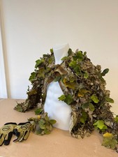 Tarnanzug-Set Novritsch (Schulterstück, Tarnhut, Mundschutz, Blätter) – gebrauch