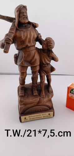 Wilhelm tell holzfigur 1977 - wilhelm,