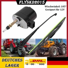 12V Universal Scheibenwischer Motor mit Arm und Klinge für Willys Jeep Traktor