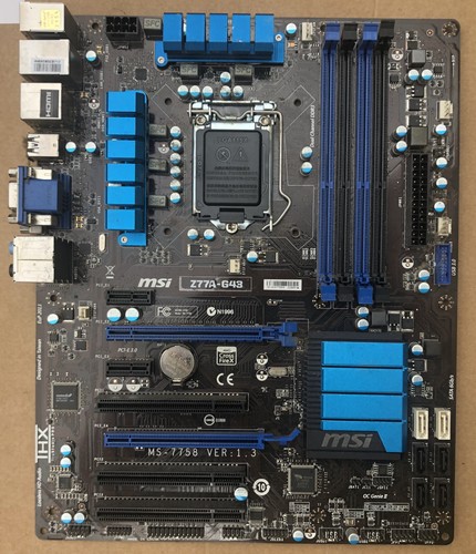 Msi mainboard z77a g43 - mainboard,