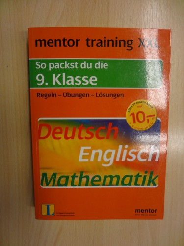 Mentor training xxl so - mentor,