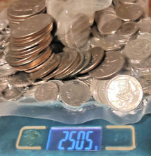 2,5 Kg Münzen 300 Gramm 999