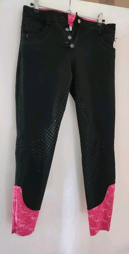 Reithose mit pinken details - reithose,