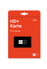 HD+ Karte für 12 Monate Fernsehen in brillanter HD-Qualität