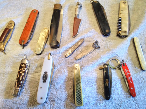 Konvolut alte taschenmesser - alte,