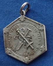 Stuttgart bronzeplakette - stuttgart,