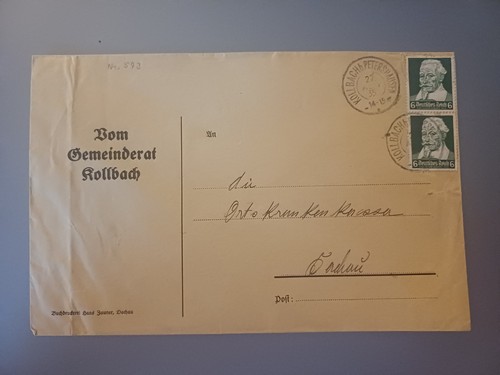Deutsches reich brief 573 - deutsches-reich,