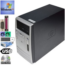 WINDOWS XP COMPUTER MIT RS-232 LPT USB DVI VGA LAN 1,79GHz 2GB 240GB DVD M1031