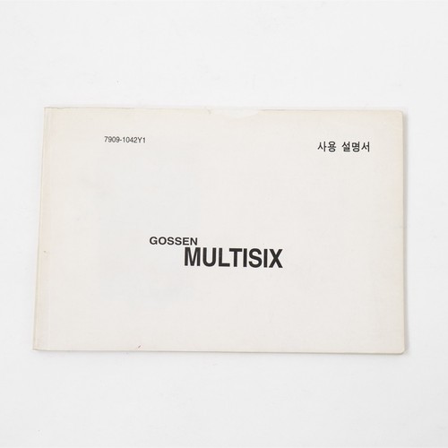 Gossen multisix - gossen,