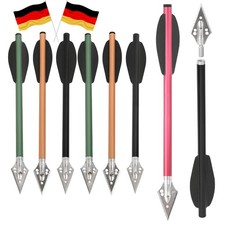 24x 6.3Zoll Armbrustbolzen Aluminium Pfeile Jagdspitzen Bogenschießen Mini Bogen