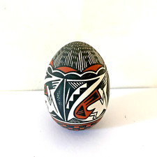 Keramik Ei  - Handbemalt -