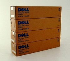 4 x Original Toner DELL 5100