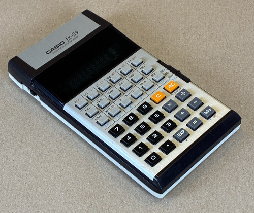 Vintage casio 39 - casio, fx-39