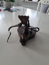 Alte Grubenlampe Bergbaulampe Frosch