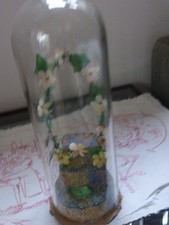 Glasdom Glassturz Höhe 27 cm Durchm 9cm zum Herrichten