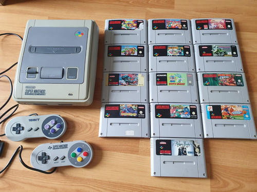 Super nintendo konsole - nintendo, +