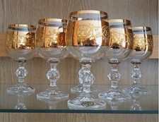 6 Bohemia Kristall Weingläser