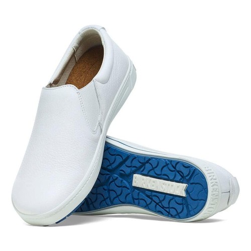 Men birkenstock loafers white - birkenstock,