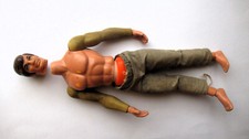 Alte Mattel Figur 1971 Hose orange Hong Kong Ersatzteile Dachbodenfund