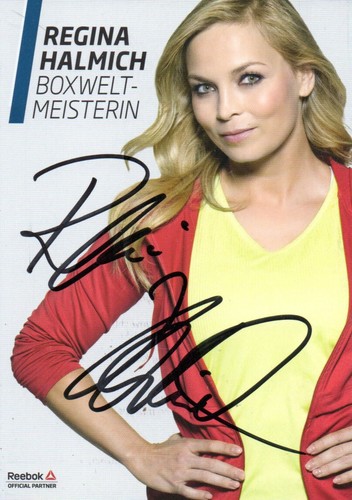 Autogramm regina halmich - regina,