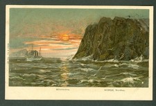 NORWAY NORDCAP scene on unused
