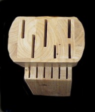 Messerblock Holz Massiv