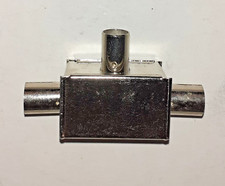 Koax Verteiler 2 fach - KOAX Stecker auf 2x Buchse- 75 Ohm