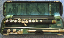 Holzquerflöte Richard Wunderlich Berlin im original Etui
