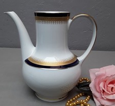 Winterling Kaffeekanne Porzellan Kobaltblau Golddekor ohne Deckel D 593