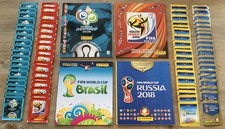 Panini WM 2006 + WM 2010 WM 2014  WM 2018 ; 80 ungeöffnete Tüten + 4 Leeralben